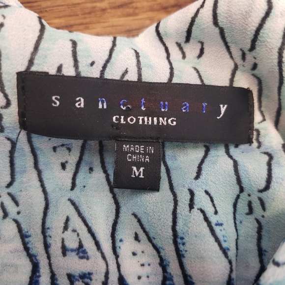 sanctuary Faux Wrap High Low Gypsy Maxi Dress Med - Picture 2 of 4